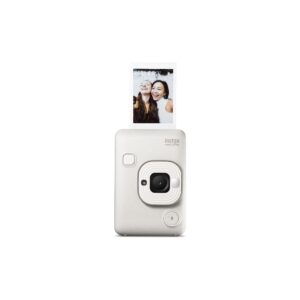 FUJI instax mini LiPlay Hybrid Instant Camera (Misty White)